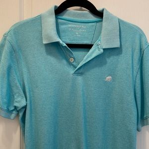 Banana Republic Aqua Polo Shirt Size M